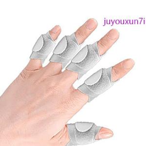 juyouxun7i เฝือกนิ้วปรับได้สำหรับยืดนิ้วแก้ไขบรรเทาอาการปวดข้อ