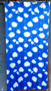 Gorden Plisket Bahan Satin Bridal Motif Awan Tebal