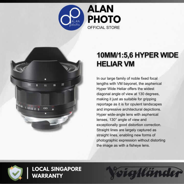 Voigtlander Heliar-Hyper Wide 10mm Aspherical Lens [Leica