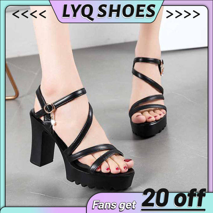 New Spring Fashion Crystal Buckle Sandals Women Thick High Heels Pointed  Toe Slingback Shoes Elegant Slip On Mule | Ayakkabılar, Bayan ayakkabı,  Ayakkabilar