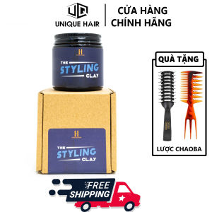 [Chính Hãng] Sáp vuốt tóc nam Sai Gon Hustlers Pomade  Styling Clay 114ml - new 2025 + Quà Tặng