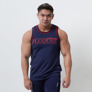 Flexzone Tanktop Sports Dryfit Stronger series FSS-049 Singlet Olahraga Gym Fitness