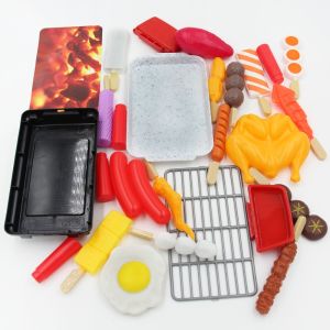 BBQ Toy Barbecue Set Simulation Kitchen Cooking Toys for children grils pretend Play Toys for Kids
