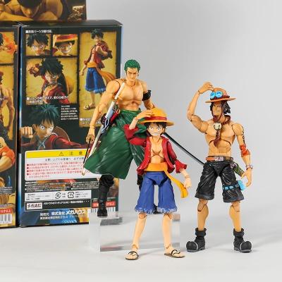 MH Đồ Chơi Mô Hình Nhân Vật Hành Động Có Thể Di Chuyển Khớp Portgas D Ace Monkey D Luffy Roronoa Zoro