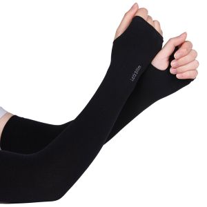 Women/Men Adjustable Slim Cooling Seamless Hand Sock Ice Silk UV Protectiv Arm Sleeves