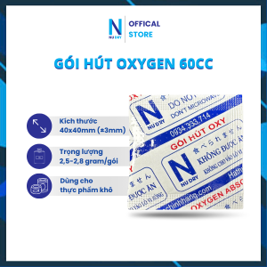 Gói hút khí Oxy 60cc O2 - ZERO Thương hiệu TPG Hàn Quốc Gói Gói hút ẩm Thực phẩm Oxygen 60cc NU DRY dùng cho Bánh Trung Thucác loại bánh cá khô giữ cho hương vị thơm ngonhút ẩm thực phẩm giữ cho hương vị thực phẩm thơm ngon