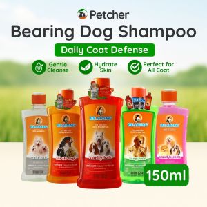 Bearing Tick and Flea Dog Shampoo 150ml – Gentle Pet Grooming Wash for Soft and Healthy Coat
