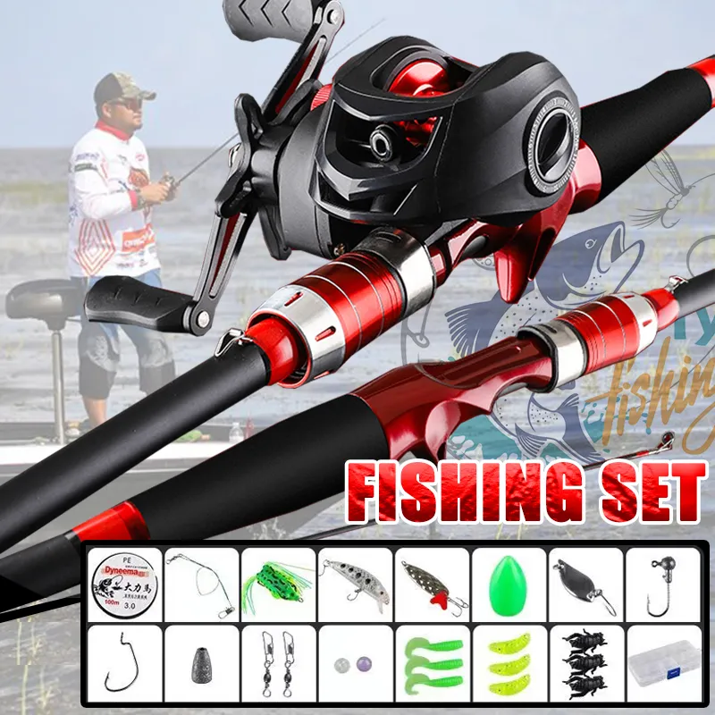 Fishing Rod Full Set 1.8m/2.1m Fishing Rod 2 Section and
