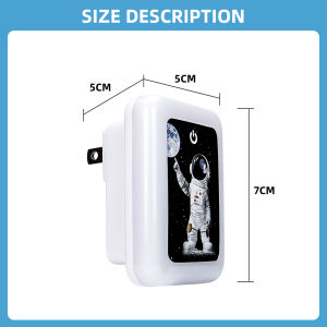 LED charging head small night light 5V2A fast charging dual USB charger bedroom bedside atmosphere night light