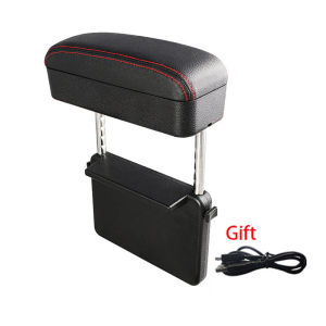 Car Armrest Box Elbow Support Adjustable Car Center Console Arm Rest Box Auto Seat Gap Organizer