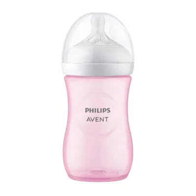 Philips AVENT Natural Response Baby Bottle Single 260ML Pink