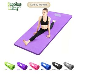Matras Yoga Mat NBR TEBAL 10mm gym Karpet Senam Yoga mat Anti Slip FREE TAS