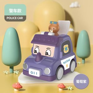 Mainan Mobil Ambulance Police Bumper Car - Mainan Mobil unik ditabrak keluar boneka