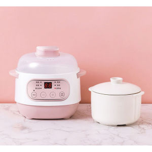 Nồi Nấu Cháo Chậm Cho Bé Ăn Dặm SEKA GT68 - Nồi Hầm Cháo Kho Cá Chậm Hầm Cách Thủy Ninh Cháo Cho Bé 4 In 1