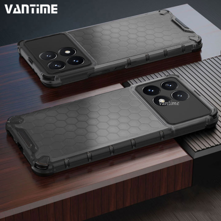 Vantime for Xiaomi Poco X6 Pro 5G Honeycomb Phone Case Shockproof ...