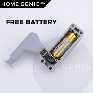 Universal Cabinet Cupboard Door Hinge Night Light Attached 3 LED Sensor Lights Lamp auto switch on/off Furniture Hardware Fittings by Home Genie