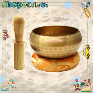Singing Bowl Tibetan Bahan Tembaga Healing Bowl Lonceng Tibet Buddha Diameter 8cm Tibetan Bowl