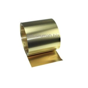 PLAT kuningan 0.2MM POTONG PER100CM SHEET LEMBARAN CUSTOM 02 MM brass