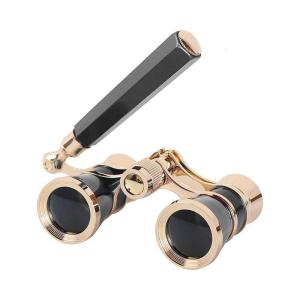 Vintage Opera Glasses Binocular Portable Telescopes for Theater Concerts Compact Metal Theater Viewing Mirrors Retro
