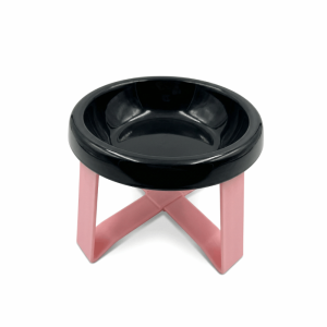 CUTE ELVES Anti-knock Elevated Cat Bowl Large Diameter Anti-spill High Foot Bowl Pet Supplies Anti-choke Water Bowl For Pets Cats Dogs