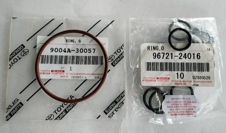 (1SET)100%ORIGINAL TOYOTA OIL FILTER HOUSING O-RING TOYOTA AVANZA,MYVI ...