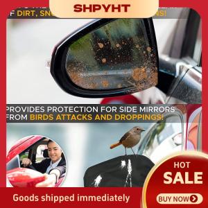 SHPYHT✨ 2PCS Car Rear View Side Mirror Auto Snow Cover Ice Winter Frost Guard Waterproof Side Mirror Caps Shell Case Cover Protection