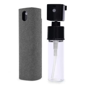 2in1 Microfiber Screen Cleaner Spray Bottle Set Mobile Phone Ipad Computer Microfiber Cloth Wipe Compatible with Iphone Cleaning Glasses Wipes