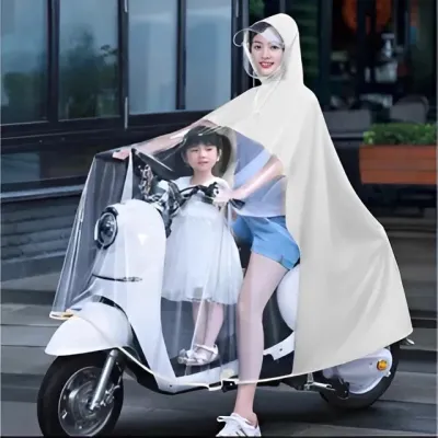 Áo Mưa Cánh Dơi 1 Mũ Siêu Rộng Có Kính Trong Suốt | Đi Xe Máy Chống Tạt Kín Gió Cao Cấp