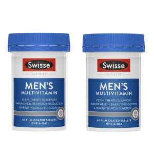 Swisse Ultivite Mens Multivitamin Original | 60 Tablets | Mens Multivitamin | Energy Immunity & Muscle