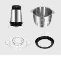 Máy xay thịt đa năng inox, cối xay đa năng, Máy xay sinh tố, máy xay đa năng với 4 lưỡi dao bằng thép sắc bén có thể xay được nhiều loại thực phẩm, công xuất 250W.. 
