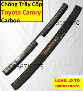 Bộ Chống Trầy Cốp Xe Toyota Camry 2023-2019 Mẫu Carbon Cao Cấp