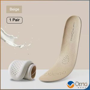 Orna แผ่นพื้นรองเท้า สําหรับรองเท้ากีฬา  ยางพารา ดูดซับแรงกระแทก ป้องกันกลิ่น Shoes Insole