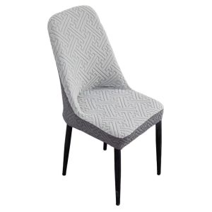 TIEZI STUDIO High-elastic Jacquard Dining Chair Cover Anti-slip All-inclusive Stool Slipcover Removable Fade Resistant Chair Slipcovers Home Decoration