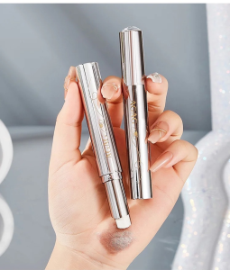 Three-Color Gradient Eyeshadow Stick Year-Round for Women  Vibrant and Passionate Newbies  Pearl Finish  Long-Lasting  Non-Fading