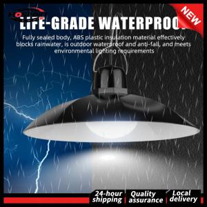 Double-Head LED Solar Pendant Lights with Remote Control Hanging Solar Light IP65 Waterproof for Barn Gazebo Patio Shop Garage Outside