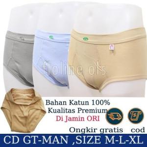 Floline Ols 3pcs CD Boxer Celana Dalam Pria GT Man