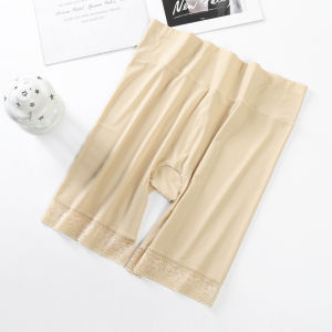 Large Seamless Fitness Shorts Women Safety Short Pants High Waist Shorts Ribbed Shorts Push Up Hips Underwear Underpants