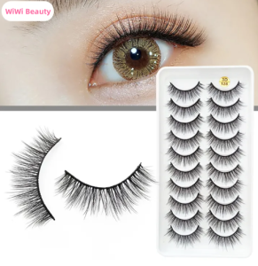 10 Pairs Natural false eyelashestaiwan eyelashes