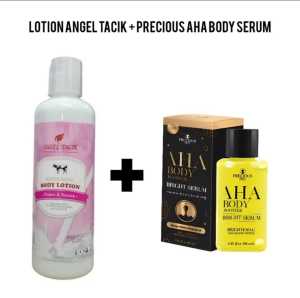 Promo paket bundling lotion angel tadik dan precius aha - mencerahkan lebih cepat - original- pemutih badan Nasa Natural Nusantara