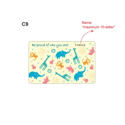 Personalised Cute Kids Collection EZ-Link Card | Custom Name Adult EZ-Link Card | Cute Cartoon Transport Card Singapore