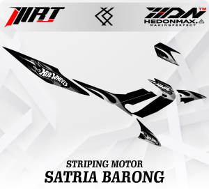 Striping Satria FU 150 - Stiker Satria Barong HotWheels (Sudah Terpotong)