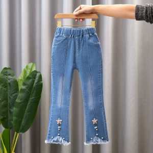 CELANA JEANS CUT BRAY PANJANG  IMPORT MODEL RAWIS KEKINIAN USIA 1-10 TAHUN FASHION ANAK PEREMPUAN TERLARIS & TERMURAH