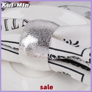 Kui-Min Hot Nhẫn Khăn ăn Nhẫn Khăn Ăn tiệc cưới khách sạn người giữ khăn ăn có khóa trang trí bàn