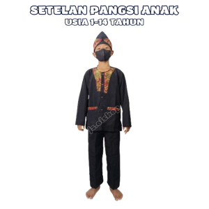 Baju Pangsi Anak / Baju Silat Anak 1-15 Tahun