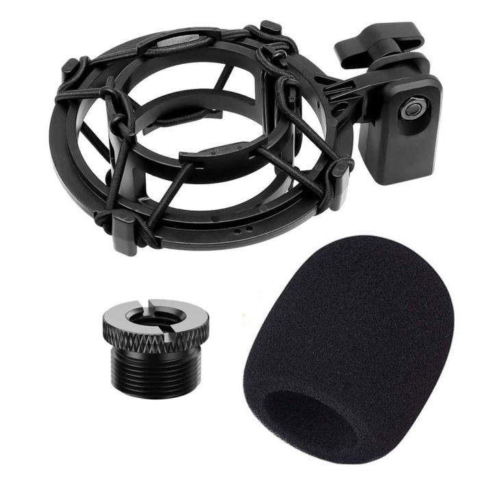 Microphone Shock Mount with Pop Filter, for Diameter 4.5m-4.8cm Mic ...