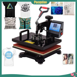 Pacquiao 6 in1 Multifunction Heat Press Machine mini printer for T-Shirt / Mug / Plate / Capprinter for small business
