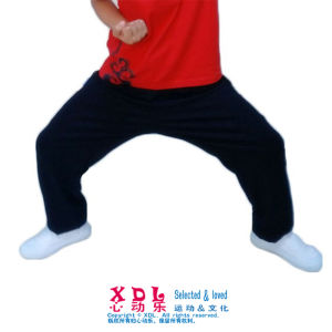 Kids Kungfu Pants Cool Bottoms Modal Bloomers Plain Boys Girls Teenagers Practice Martial Arts Trousers Elastic Youngsters Wushu Costumes Breathable Pupils Drama Traditional Opera Play Primary School Student Sport Training Good Quality Children Long Pants