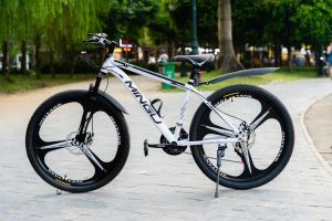 Xe đạp thể thao địa hình Xe đạp ngoài trời dã ngoại MINGU - Vành đúc 3 nan