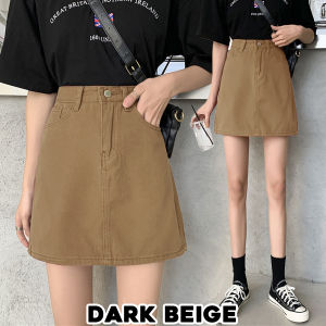 KARAKOREA 6153 Momoland Denim Skirt/rok jeans jumbo/ootd rok jeans/jeans wanita kece/jeans highwaist/rok jeans korean style/rok jeans wanita