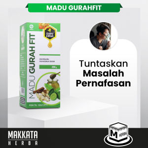 Madu Gurah Asli MADU GURAHFIT Tuntaskan Masalah Pernafasaan Dan Batuk Netto 280g BPOM